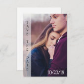 Save the Date Personalisierte Fotokarte (Vorne/Hinten)