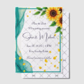 "Save the Date" Personalisierte Hochzeit Pergament Einladungen (Versetzt (Einladung))