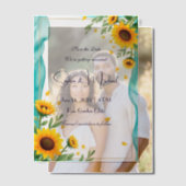 "Save the Date" Personalisierte Hochzeit Pergament Einladungen (Versatz (Ehepaar))