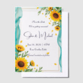 "Save the Date" Personalisierte Hochzeit Pergament Einladungen (Versetzt)