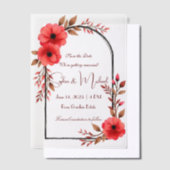 "Save the Date" Personalisierte Hochzeit Pergament Einladungen (Versetzt)