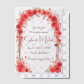 "Save the Date" Personalisierte Hochzeit Pergament Einladungen (Versetzt (Einladung))