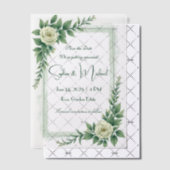 "Save the Date" Personalisierte Hochzeit Pergament Einladungen (Versetzt (Einladung))