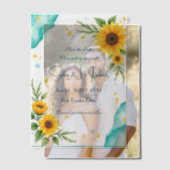 "Save the Date" Personalisierte Hochzeit Pergament Einladungen (Versatz (Ehepaar))