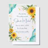 "Save the Date" Personalisierte Hochzeit Pergament Einladungen (Versetzt)