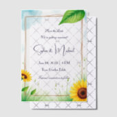 "Save the Date" Personalisierte Hochzeit Pergament Einladungen (Versetzt (Einladung))