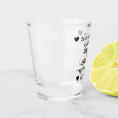 Save the Date Personalisierte Hochzeit Schnapsglas (Links)