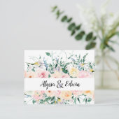 Save the Date Personalisierte Hochzeitskarte (Stehend Vorderseite)