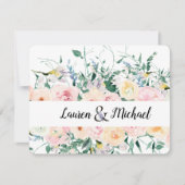 Save the Date Personalisierte Hochzeitskarte (Vorderseite)