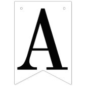 SAVE THE DATE: PERSONALISIERTER ZEITPUNKT WIMPELKETTE (Zweite Fahne)