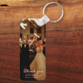 Save the Date | Personalisiertes Foto Schlüsselanhänger (Rückseite)