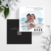 Save the Date Photo Modern Wedding Ankündigung