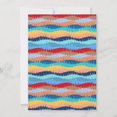 Save the Date Pinata Birthday Einladung (Rückseite)