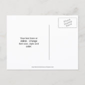 Save The Date Pink Magnolia Flower  Ankündigungspostkarte (Rückseite)