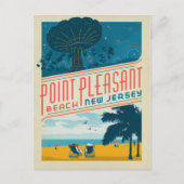 Save The Date | Point Pleasant, NJ Ankündigungspostkarte (Vorderseite)