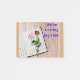 Save the Date Post-it Klebezettel