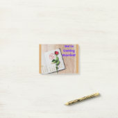 Save the Date Post-it Klebezettel (Auf Schreibtisch)