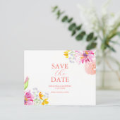 Save the Date Postcard Postkarte (Stehend Vorderseite)