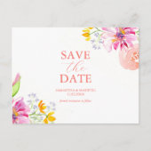 Save the Date Postcard Postkarte (Vorderseite)