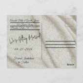 Save the Date Postcard Postkarte (Rückseite)