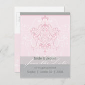 SAVE THE DATE POSTCARD: xenia3 Ankündigungspostkarte (Vorne/Hinten)