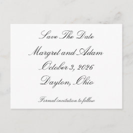 Save the Date Postkarte