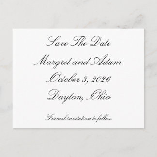 Save the Date Postkarte