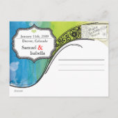 Save the Date Postkarte (Rückseite)