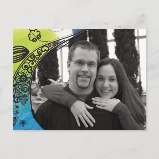 Save the Date Postkarte (Vorderseite)