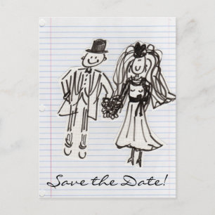 "SAVE THE DATE" POSTKARTE