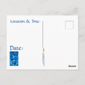 Save the Date Postkarte (Rückseite)