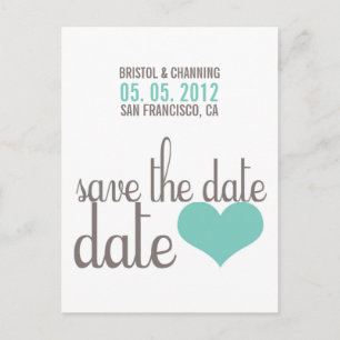 SAVE THE DATE Postkarte