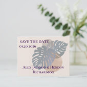 Save the Date Postkarte (Stehend Vorderseite)