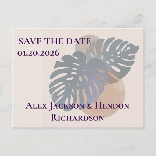 Save the Date Postkarte (Vorderseite)