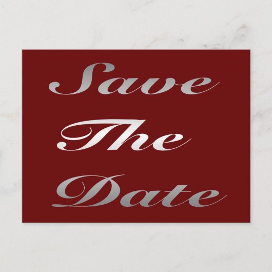 Save the Date Postkarte (Vorderseite)