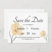 Save the Date Postkarte (Vorne/Hinten)