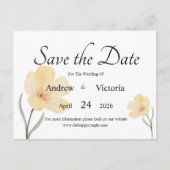 Save the Date Postkarte (Vorderseite)