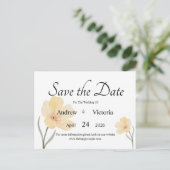 Save the Date Postkarte (Stehend Vorderseite)