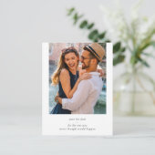 Save the Date Postkarte (Stehend Vorderseite)