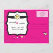 Save the Date Postkarte (Rückseite)