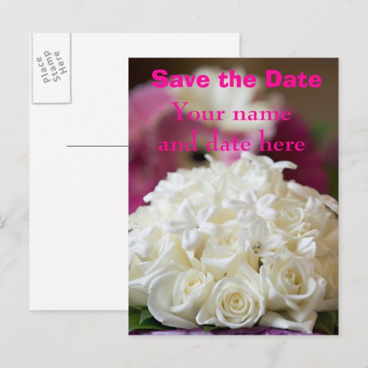 Save the Date Postkarte (Vorne/Hinten)