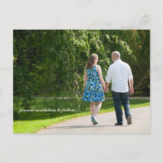 Save the Date Postkarte (Rückseite)