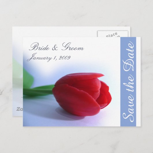 Save the Date Postkarte (Vorne/Hinten)