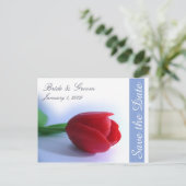 Save the Date Postkarte (Stehend Vorderseite)