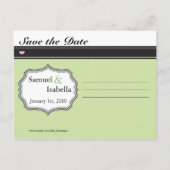 Save the Date Postkarte (Rückseite)