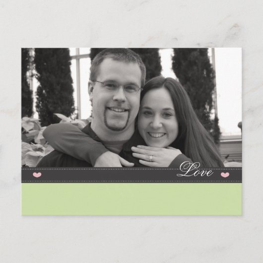 Save the Date Postkarte (Vorderseite)