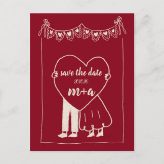 Save the date postkarte