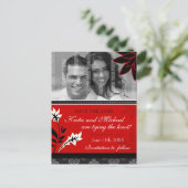 Save the Date Postkarte (Stehend Vorderseite)