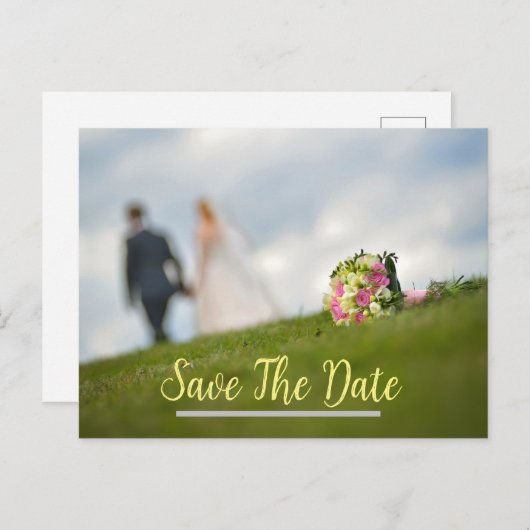 Save the Date Postkarte (Vorne/Hinten)