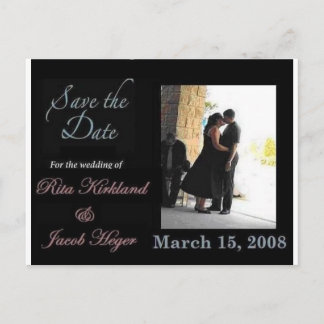Save the Date Postkarte